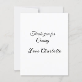 tack för att du kom add name textmeddelande  vykort