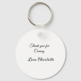 tack för att du kom add namn textmeddelande  nyckelring