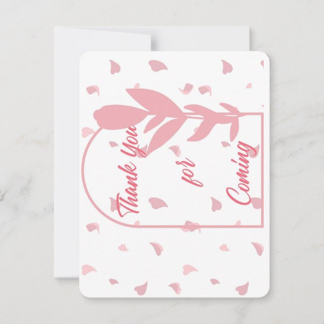 Tack för att du kom efter blommorna i party (Framsida)