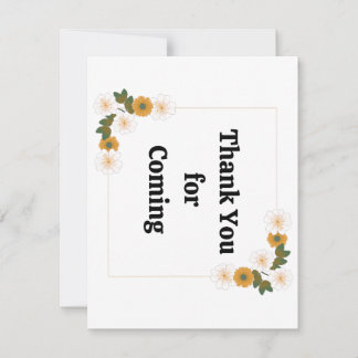 Tack för att du kom efter party-vädret kort