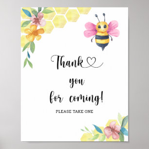 Tack för att du kom Flick Bee Poster