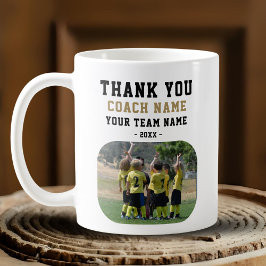 Tack för att du kom överens med Team Namn Photo Kaffemugg