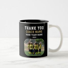 Tack för att du kom överens med Team Namn Photo Två-Tonad Mugg