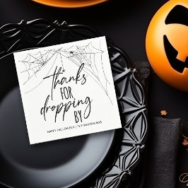 Tack för att du kom på Halloween-fest servetter
