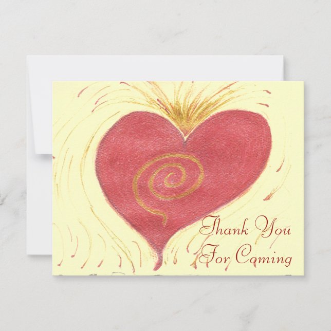 Tack För Att Du Kom, Röda Hjärta Kort (Framsida)