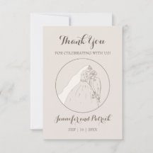 Tack för att du kom till bröllop. Älskare kyss.