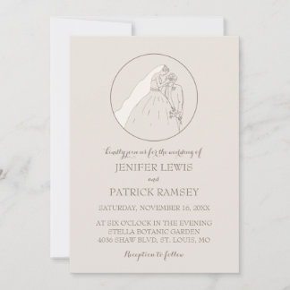 Tack för att du kom till bröllop. Älskare kyss. Inbjudningar