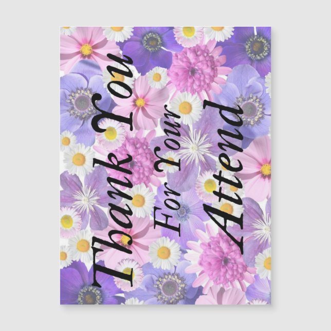 Tack för att du kom till bröllop-kortet (Framsida)