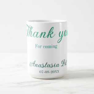 Tack för att du kom till födelsedagsfesten lägg ti kaffemugg