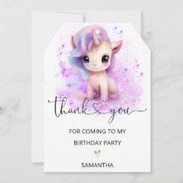 Tack För Att Du Kom Till Min Födelsedagsfest Kort