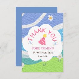 Tack för att du kom till mina parte-barn party