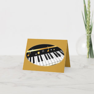 Tack för att du kom till mitt Piano-skäl Kort