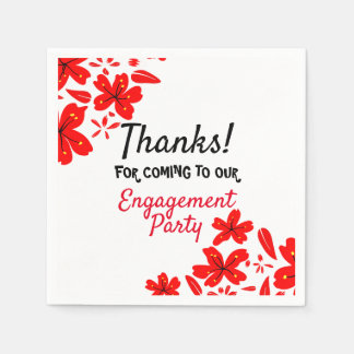 Tack för att du kom till vår händelse pappersservett