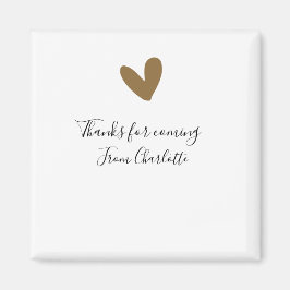 tack för att du kom tillägg namn textmeddelande gu magnet