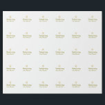 Tack för att du kommer hit och lägger till namn-te presentpapper<br><div class="desc">Design</div>