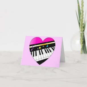 Tack för att du kommer till Pianos Rosa-bakgrund Kort