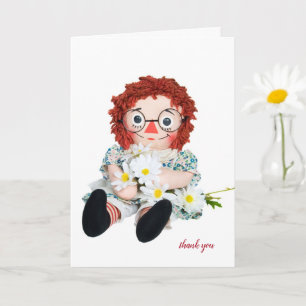 Tack för att du kör docka med daisy bouquet kort