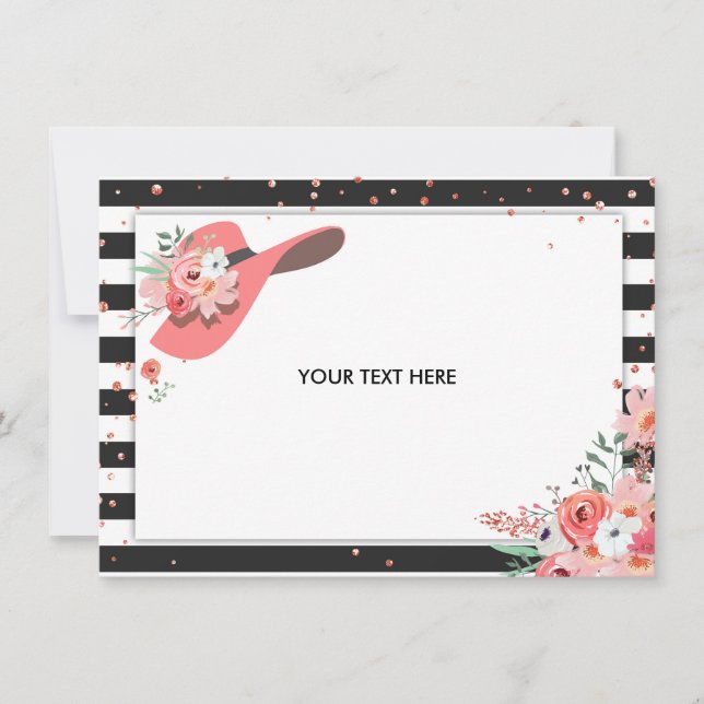 Tack för att du kort Derby Möhippa Bära a Hat (Framsida)