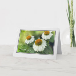 Tack för att du kort Elegant - vita blommor