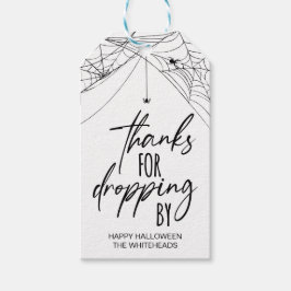 Tack för att du lämnade Halloween fest Presentetikett