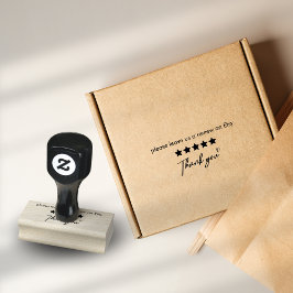 Tack för att du lämnar en recension om Etsy-affäre Stämpel