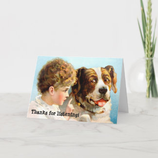 Tack för att du lyssnade! kort