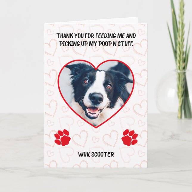 Tack för att du matar mig och plockar upp min bajs kort (Framsida)