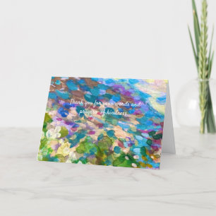 Tack för att du närvarade vid begravningen