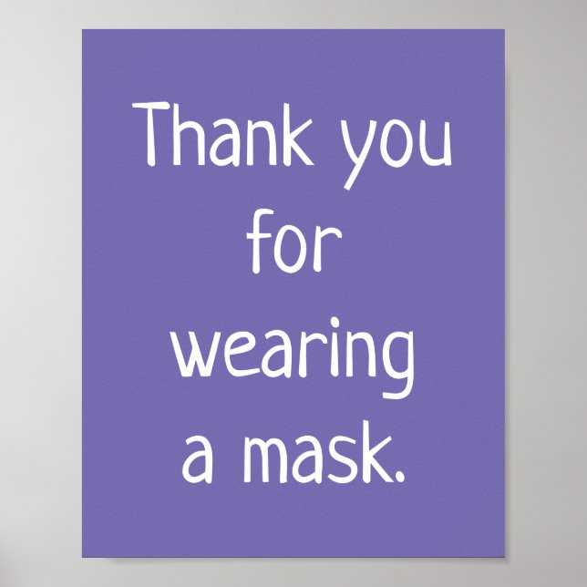 Tack för att du Poster en mask (Framsidan)