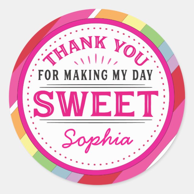 Tack för att du skapar min svenska etikett (Framsida)