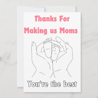 Tack för att du Skapar oss Mammor <3 Julkort