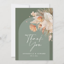 Tack för att du skickar grönt modern kort