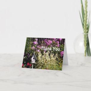 Tack för att du skriver ut blomsterträdgården kort