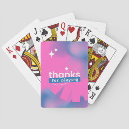 Tack för att du spelade, Rosa Blå Dröm Casinokort