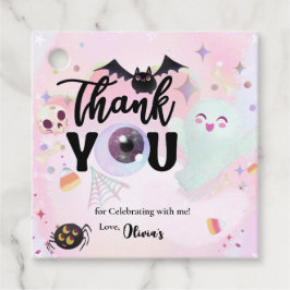 Tack för att du spookit gåvor etiketter