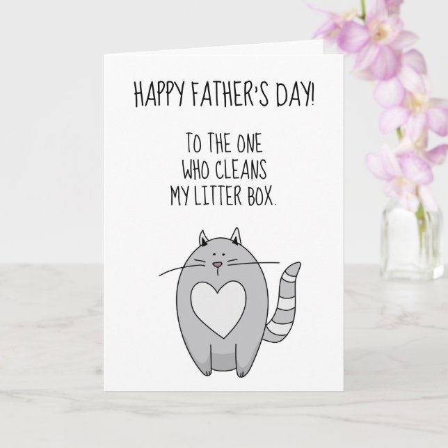 Tack för att du städat i lådan! kort (Orkide)