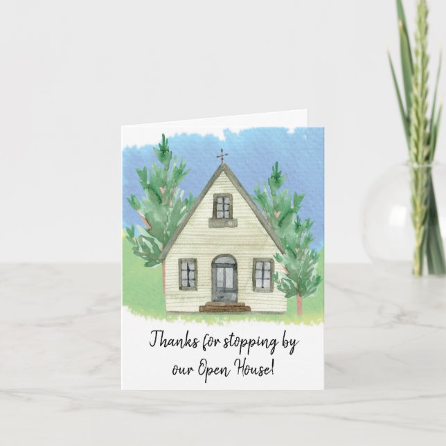 Tack för att du stannade av vårt öppna hus (Framsida)