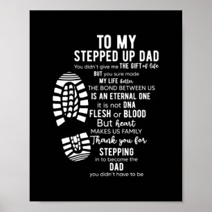 Tack för att du steg upp i Pappa Poster