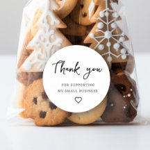 Tack för att du stöder mina småföretag, Sticker
