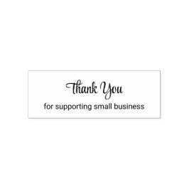 Tack för att du stöder Small Business-mall Självfärgande Stämpel