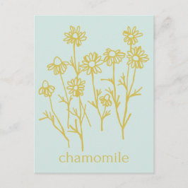 Tack för att du stöttar min verksamhet Kamomill Vykort