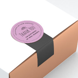 Tack för att du stöttar mitt lilla företag runt klistermärke