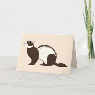 Tack för att du tog hand om mig Ferret Kort