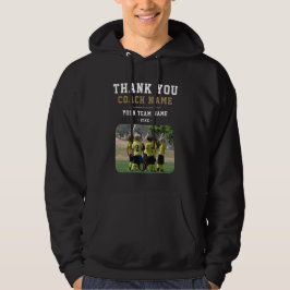 Tack för att du träningsteamet Namn Photo Hoodie