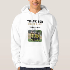 Tack för att du träningsteamet Namn Photo Hoodie