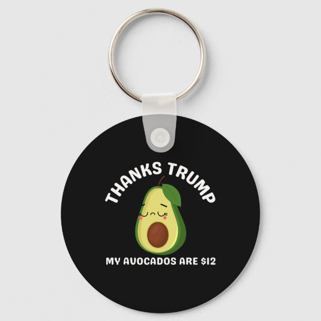 Tack för att du trumpar mina Avocados Nyckelring (Framsida)