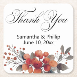 Tack för att du underlägg bröllopsfavörer