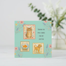 Tack för att du uppskattar din gudomliga barnvakt. kort