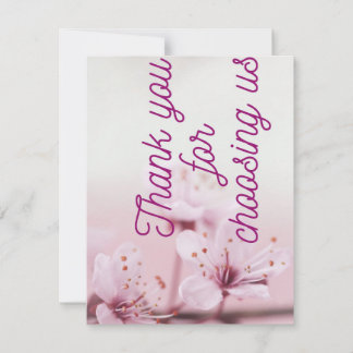 Tack för att du valde oss efter att ha köpt kort