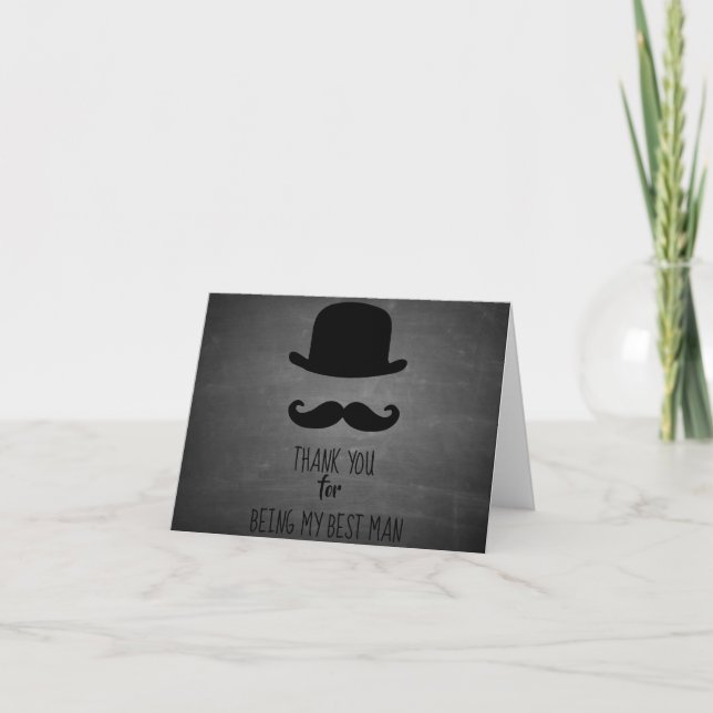 Tack för att du var min bästa man kort (Framsida)